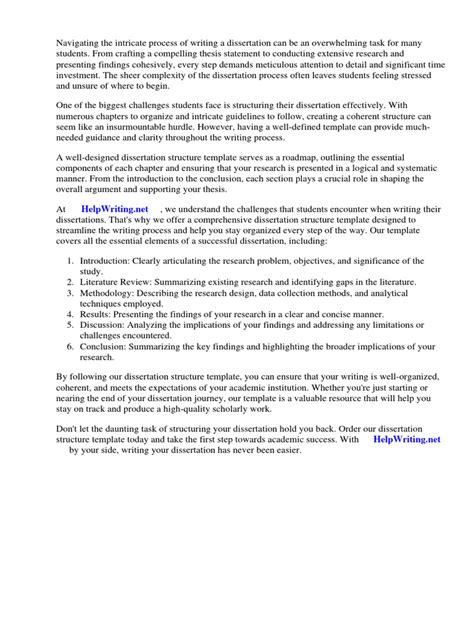 Dissertation Structure Examples 的图像结果