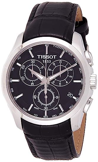 Tissot Analogue Men's Watch (Black Dial Black Colored Strap) : Tissot ...