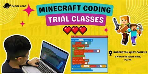 75% Discount for Minecraft Trial Classes for Ages 8-12, 8 Mohamed ...