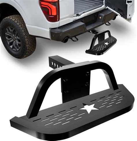 Amazon.com: ONINE Combo Hitch Step for 2 Inch Receivers, Heavy Duty Steel with 500 LBS Capacity ...