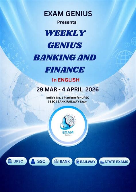 Banking and Finance 2026 March 29 to April 4th - ShareMyNotes | Digital ...