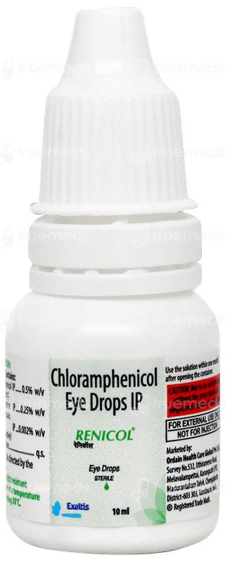 Renicol Eye Drops 10 Ml - Uses, Side Effects, Dosage, Price | Truemeds