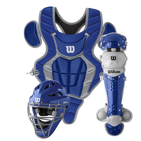 Wilson C200 Youth Catchers Gear Kit, Royal Blue - Walmart.com