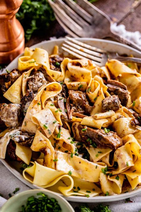 Crock Pot Beef Stroganoff Recipe - The Food Charlatan