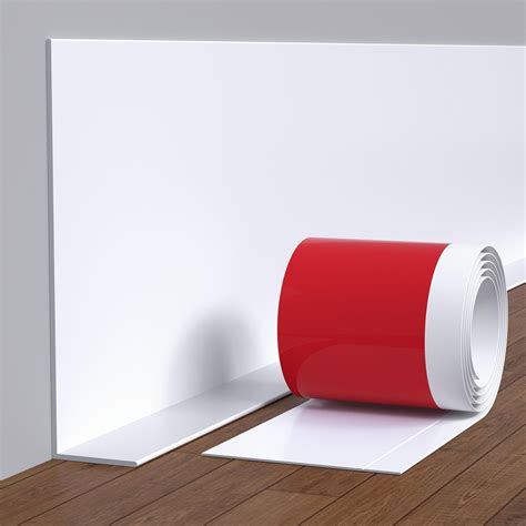 Buy Jaspond Flexible Vinyl Wall Base Baseboard Molding Trim, 5 Inch x ...