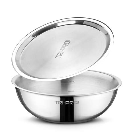 Buy Bergner TriPro Tri-Ply Stainless Steel Cook and Serve 24cm (3L ...