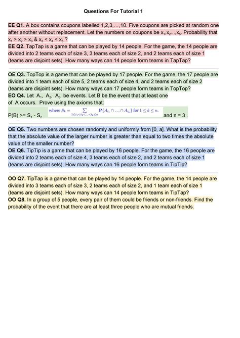 Test November 2019, questions - Questions For Tutorial 1 EE Q1. A box ...