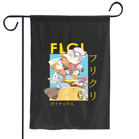 FLCL Fooly Cooly Haruko Naota Card Anime Garden Flags sold by ...