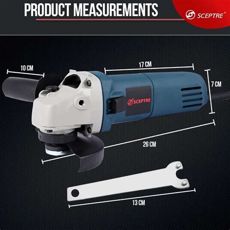 Sceptre Angle Grinder Machine SIDE SWITCH with Zero Chipping Wheel Tile ...