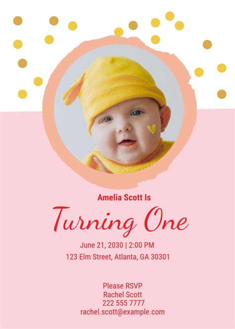 Free Boss Baby Party Invitation Template to Edit Online