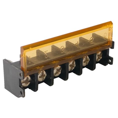 HB9500-6P 9.5mm Pitch 6-Pin Barrier Terminal Connector with LID ...