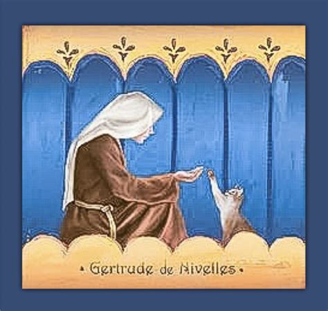 Saint gertrude of nivelles patron saint of cats – Artofit