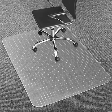 LeapYouth Office Chair Mat for Carpets, Clear Desk Floor Mat for Low ...