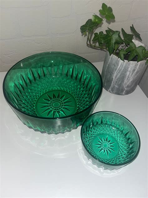 Vintage Arcoroc France Glass Bowl Set - Etsy