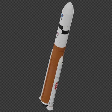 Ares V Rocket 3D model | CGTrader