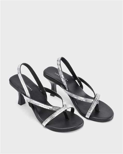 Buy Victoria Black Starlit Heels | Lino Perros