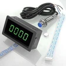 Tachometer 4 Digit LED Tach RPM Speed Meter Tester | Ubuy India
