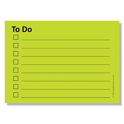 Buy Gazelle to Do List Sticky Notes with Lines 3x4 in, 4 Pads, 100 ...