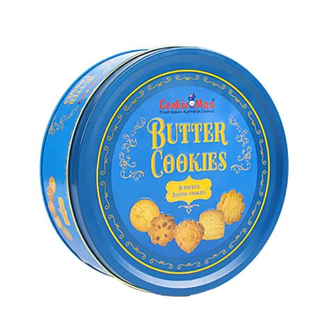 CookieMan - Authentic Danish Butter Cookies In Iconic Blue Tin - 330g