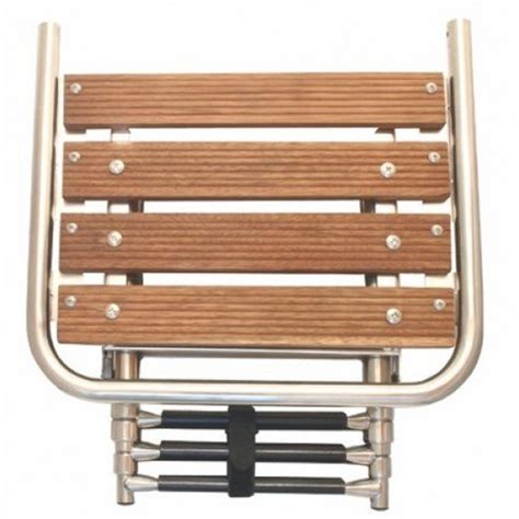 Plataforma teca 450mm, escalera telescópica | Naval Chicolino