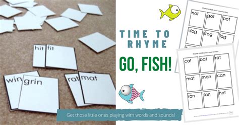 time to rhyme-go fish! - Teach Mama
