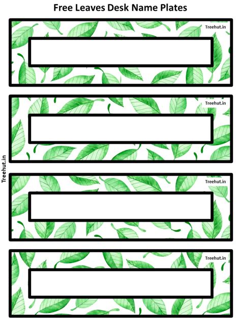 Free Leaves Bulletin Board Decorations and Craft Printables #303
