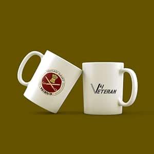 Buy Red Club Indian Army Veteran Stylish and Trendy White Printed ...