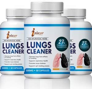 inlazer Lungs Cleaner Formula To Detoxifies Lungs Against Mucus, Sputum ...