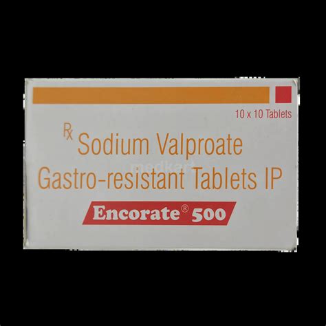 ENCORATE 500MG TABLET 10'S : View Price, Combination and Alternatives ...