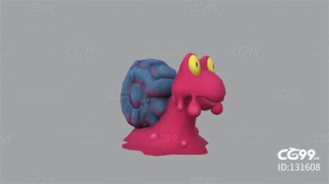 熔岩蜗牛 卡通 口袋妖怪 精灵宝可梦 神奇宝贝-cg模型免费下载-CG99