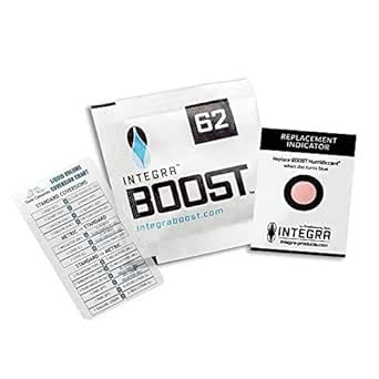 Integra Boost RH 62% 2 Way Humidity Control (4 Gram - 25 Small Packets ...
