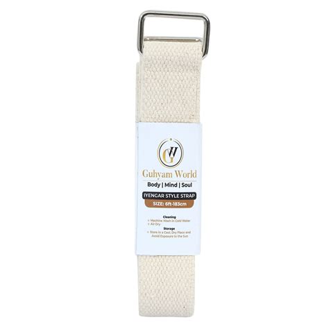 Buy Guhyam World Cotton Yoga Belt | Stretchable & Flexible, Cotton ...