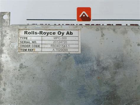 Rolls-Royce MPC-300 Terminal Controller PCB Module – Aeliya Marine Tech