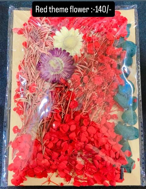 Red Theme Flower – Resin Raw Material