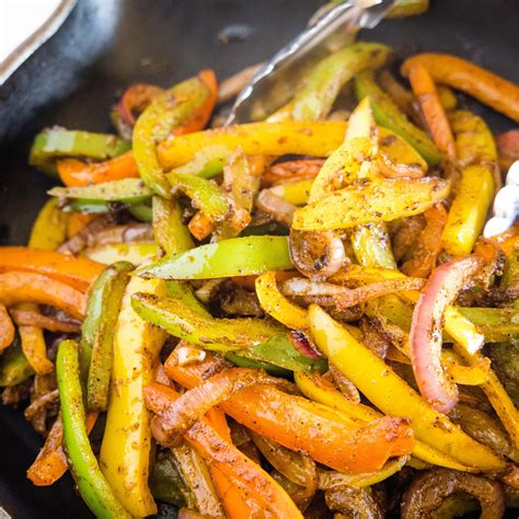 Fajita Veggies - Dinners, Dishes, and Desserts