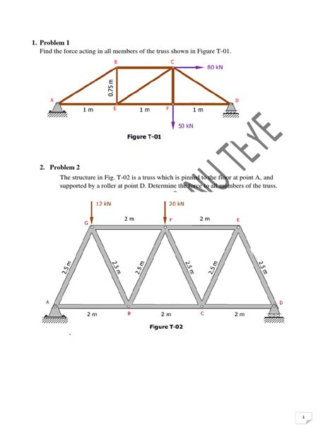 Image result for Statics Practice Problems Trusses