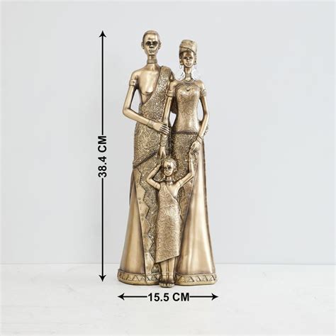 Buy Jaguar Polyresin African Family Figurine from Home Centre at just ...