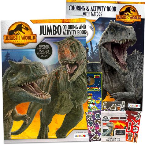 Jurassic World Coloring Book Set for Kids - Bundle India | Ubuy