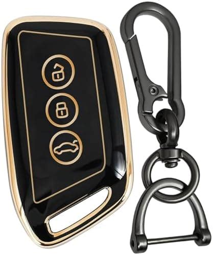 Keycept™ TPU Key Cover Compatible with MG Hector 3 Button Smart Key ...