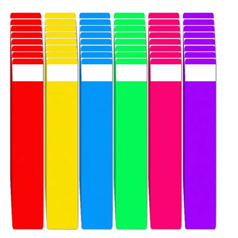 Buy 48PCS Library Book Dividers for Shelves with Stickers, 12x2inch ...