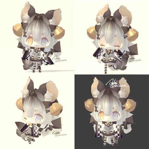 chibi 3D model by shisono on DeviantArt