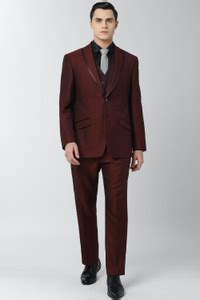 PETER ENGLAND Three Piece Suit Solid Men Suit - Buy PETER ENGLAND Three ...