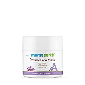 Buy Mamaearth Retinol Face Mask for Glowing Skin, Anti Aging, with ...