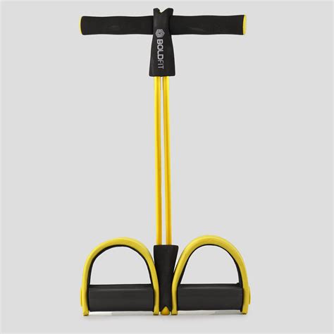 Rubber Tummy Trimmer - Yellow – Boldfit