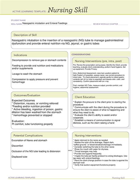 hypertension nursing diagnosis skill template - ACTIVE LEARNING ...
