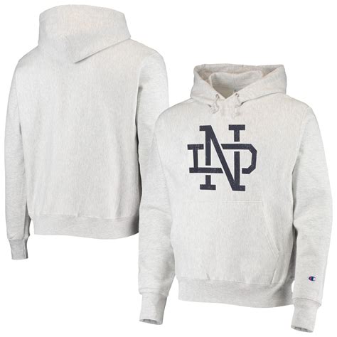 Men's Champion Heathered Gray Notre Dame Fighting Irish Team Vault Logo ...