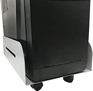 INDIAN DECOR. 45887 Computer Rack with Caster Wheels, CPU Steel Rolling ...
