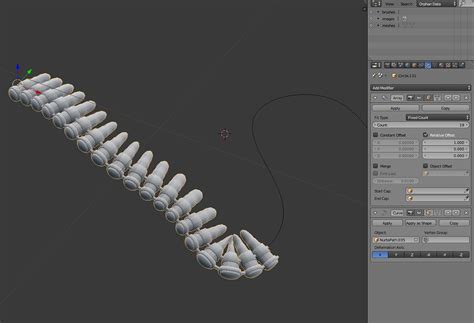 Image result for Blender Array along Path