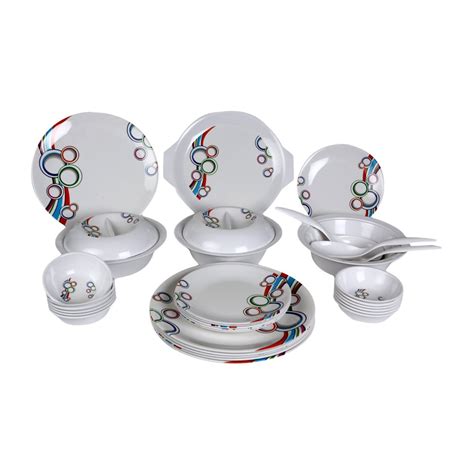 Buy Eagleware Melamine Dinner Set Pack of 33 Online at Low Prices in ...