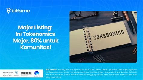 Major Listing: Ini Tokenomics Major, 80% untuk Komunitas!